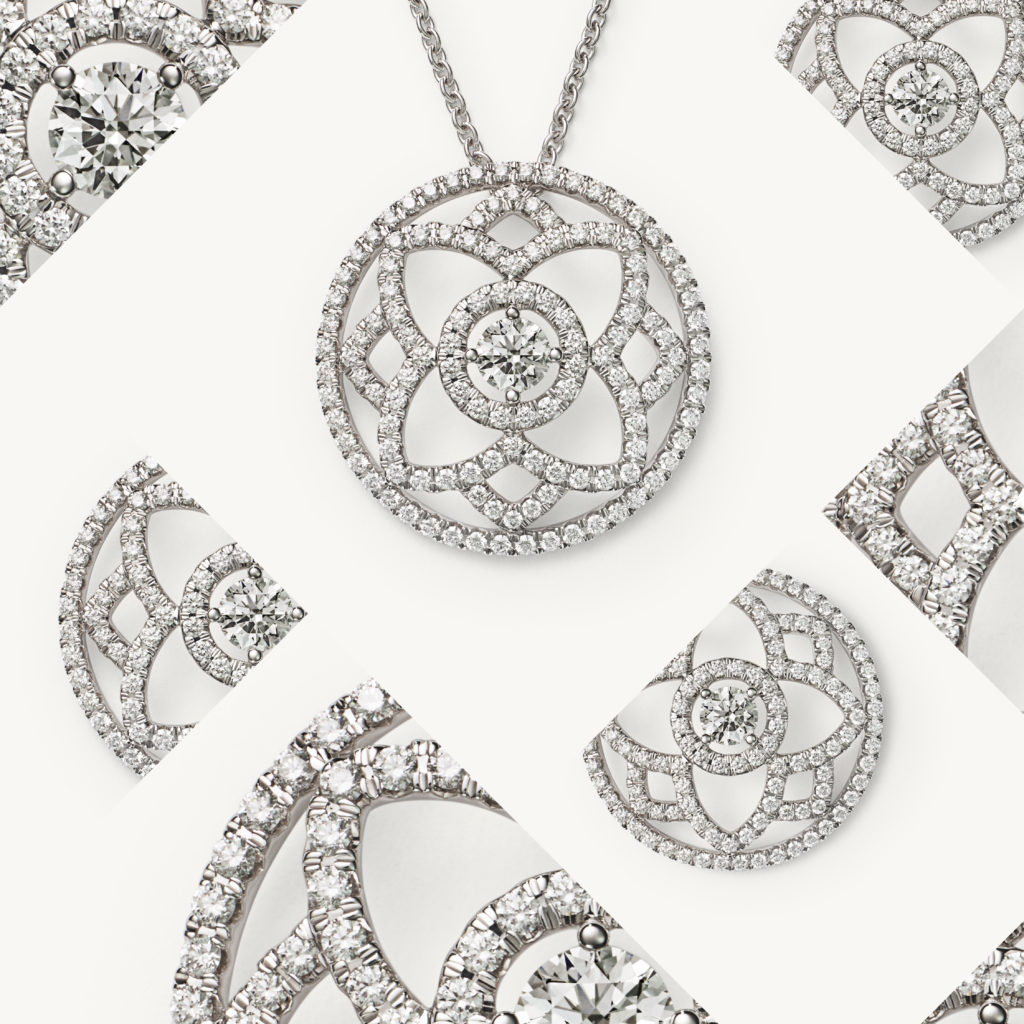 De beers flower necklace shop