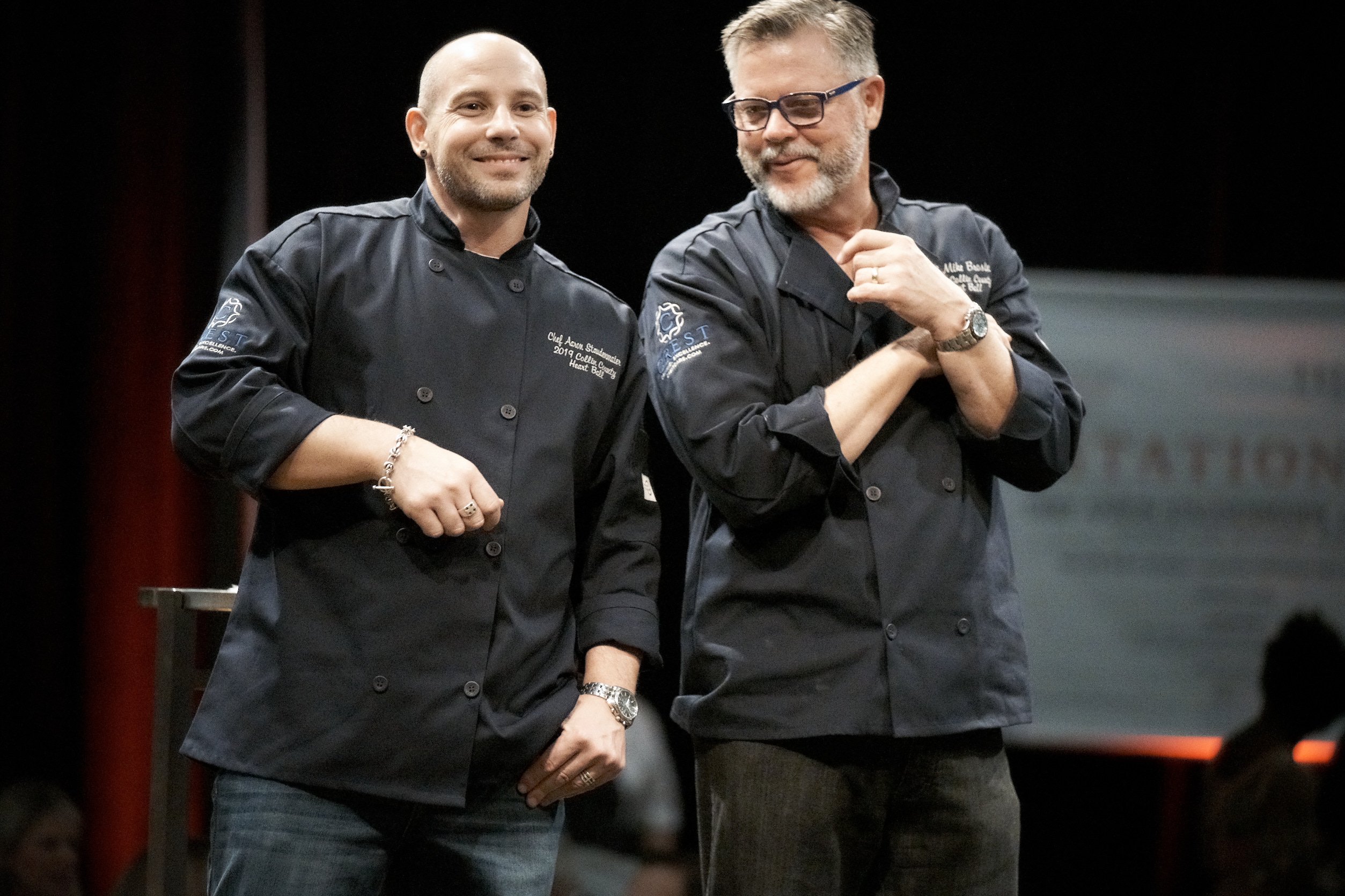 Chef Aaron Staudenmaier and Mike Brosin