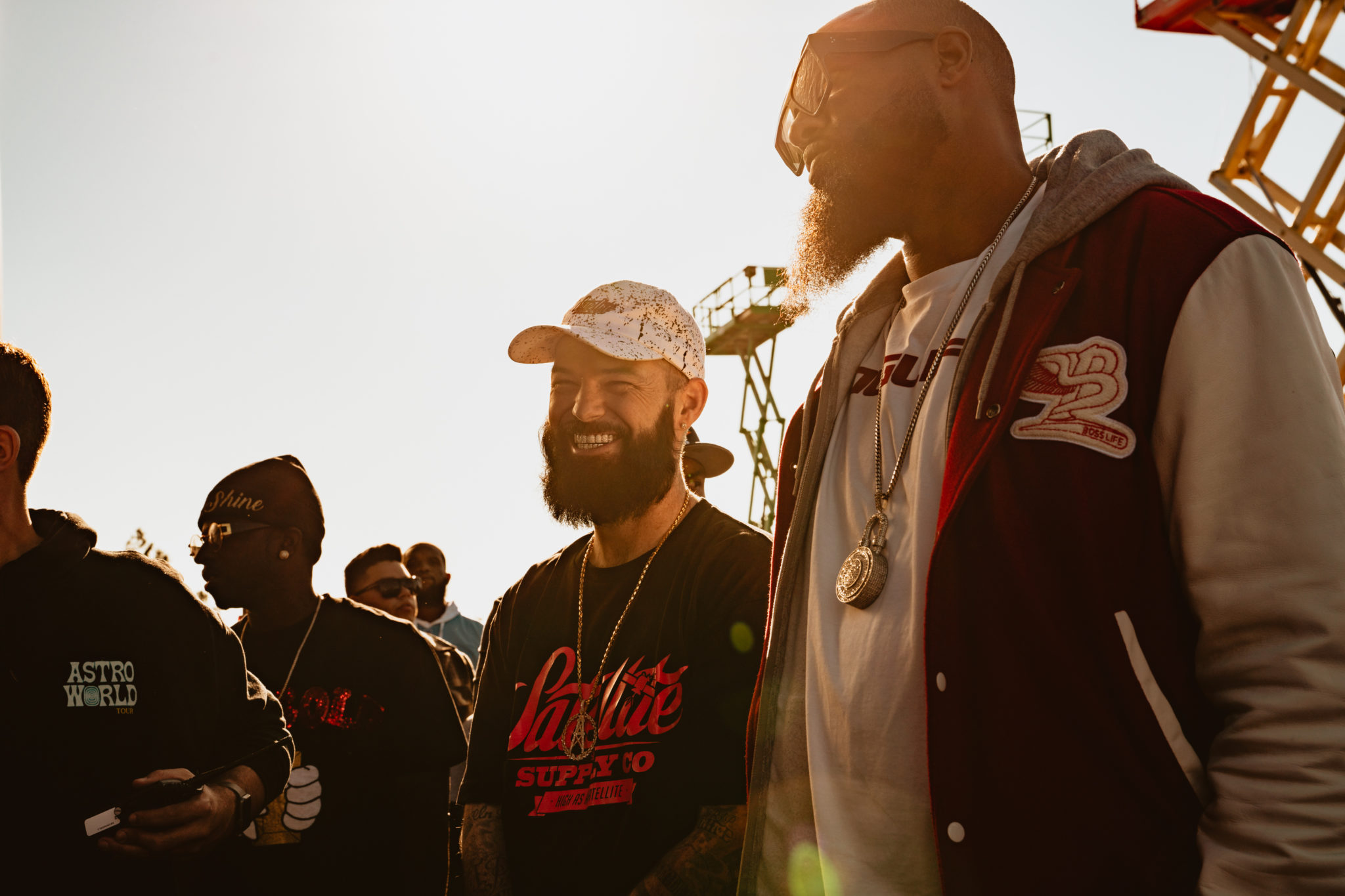 The Houston All-Stars included Paul Wall and Slim Thug. (Photo by Roger Ho)