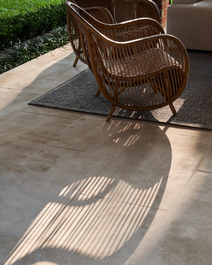 Covered porch designed by Kevin Spearman Design Group.  (Photo by Stephen Karlisch)