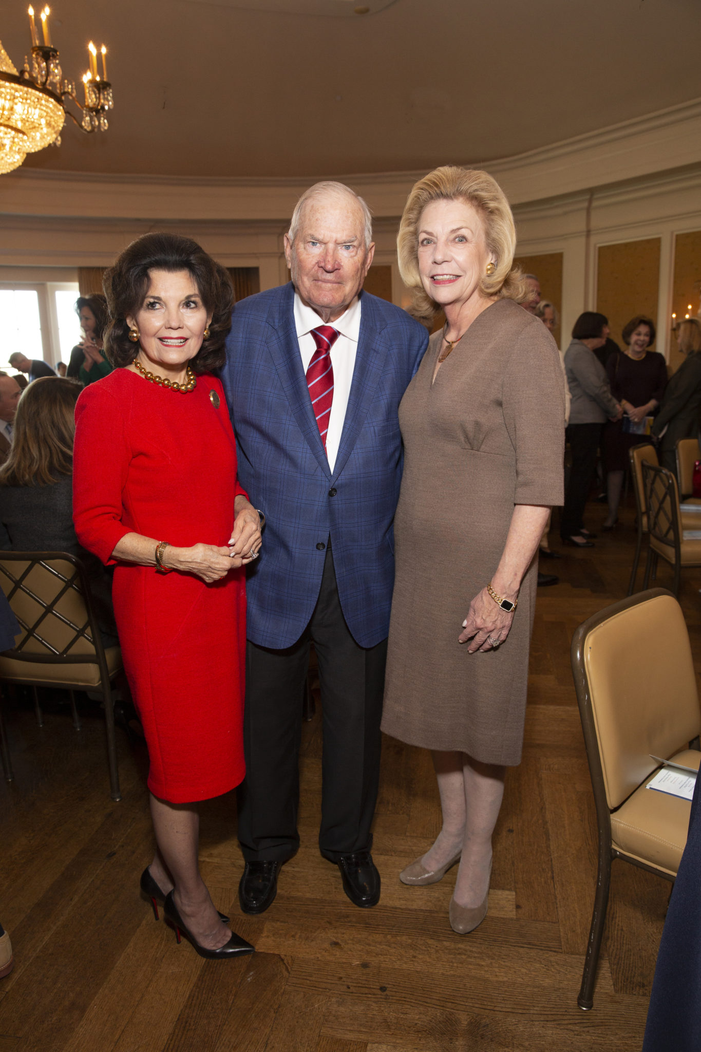 Salvation Army luncheon Linda McReynolds, Dr. Walter McReynolds, Elise Josephs