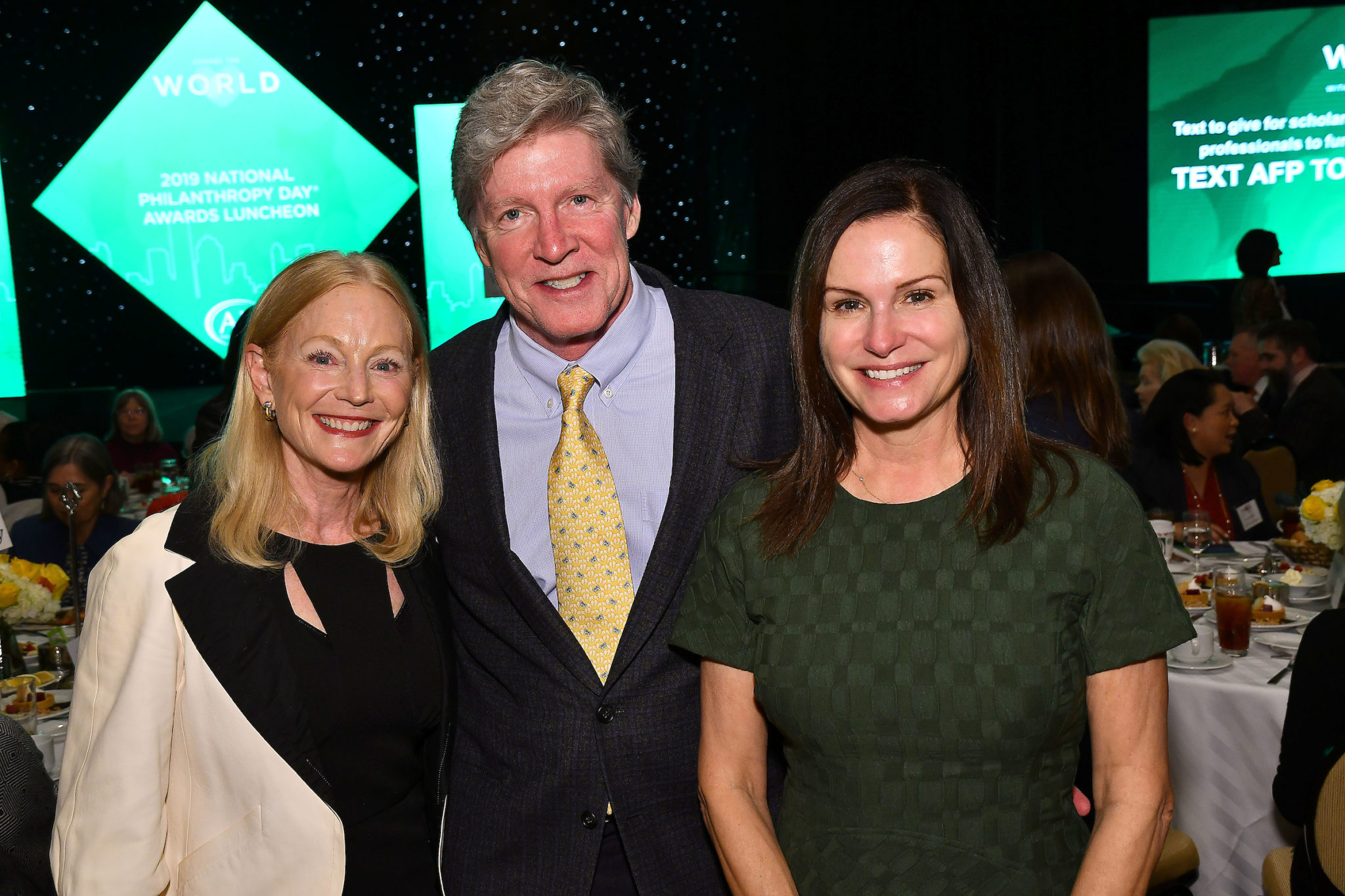 Trish Morille, Steve and Cabrina Owsely photo by Dave Rossman