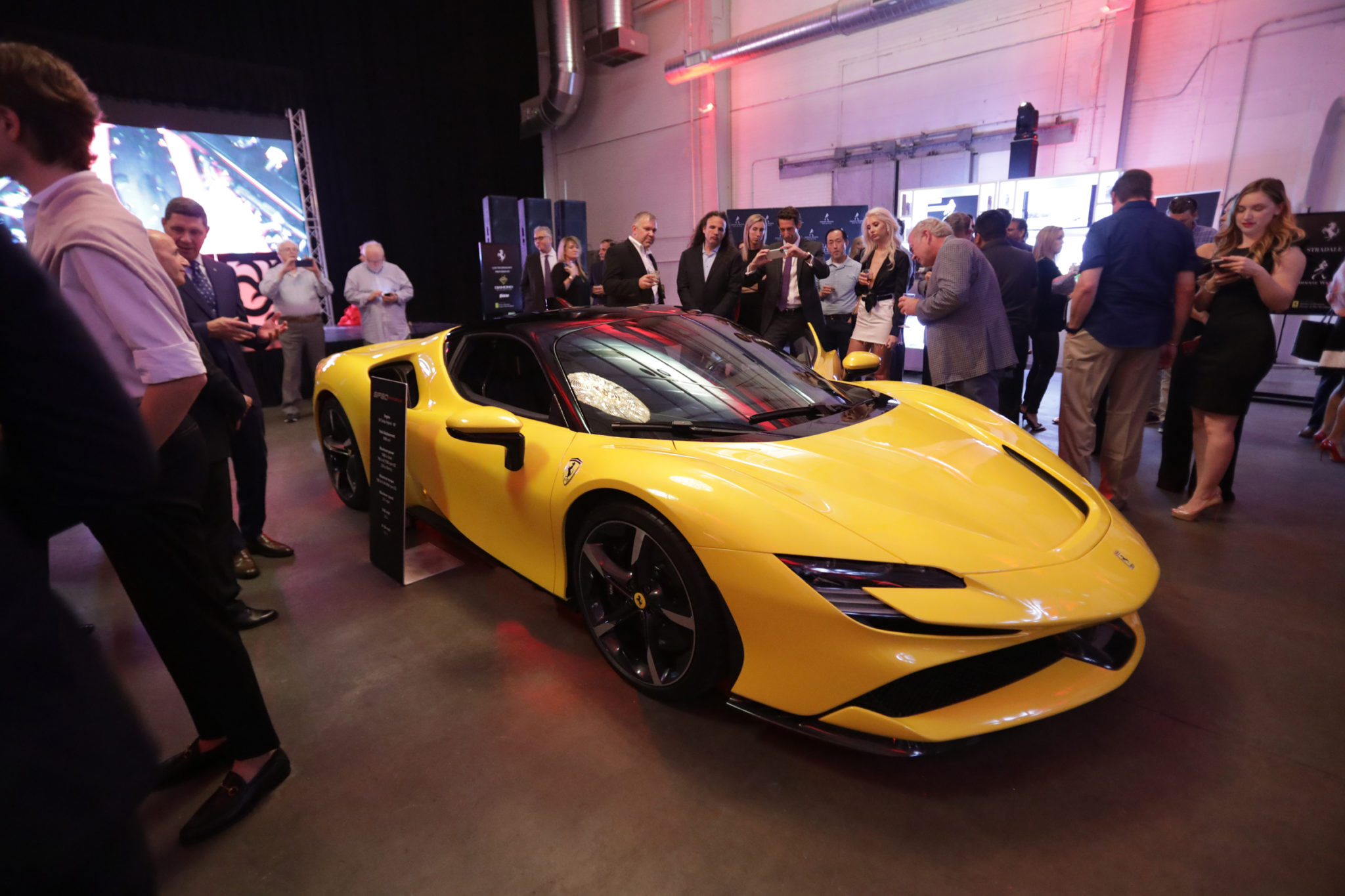 Ferrari SF90 Stradale a V8 Twin Turbo engine matted to a plug-in hybrid