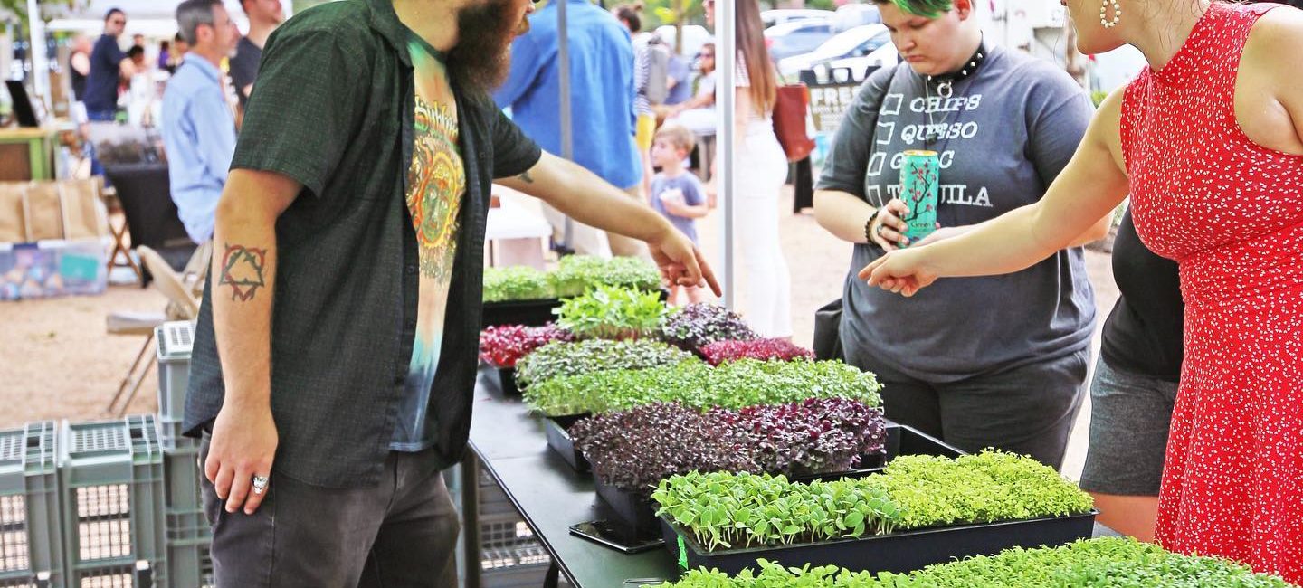 heights mercantile farmers market greens