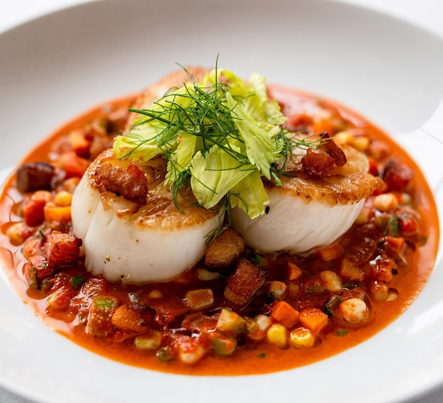 the annie cafe and bar pan roasted scallops