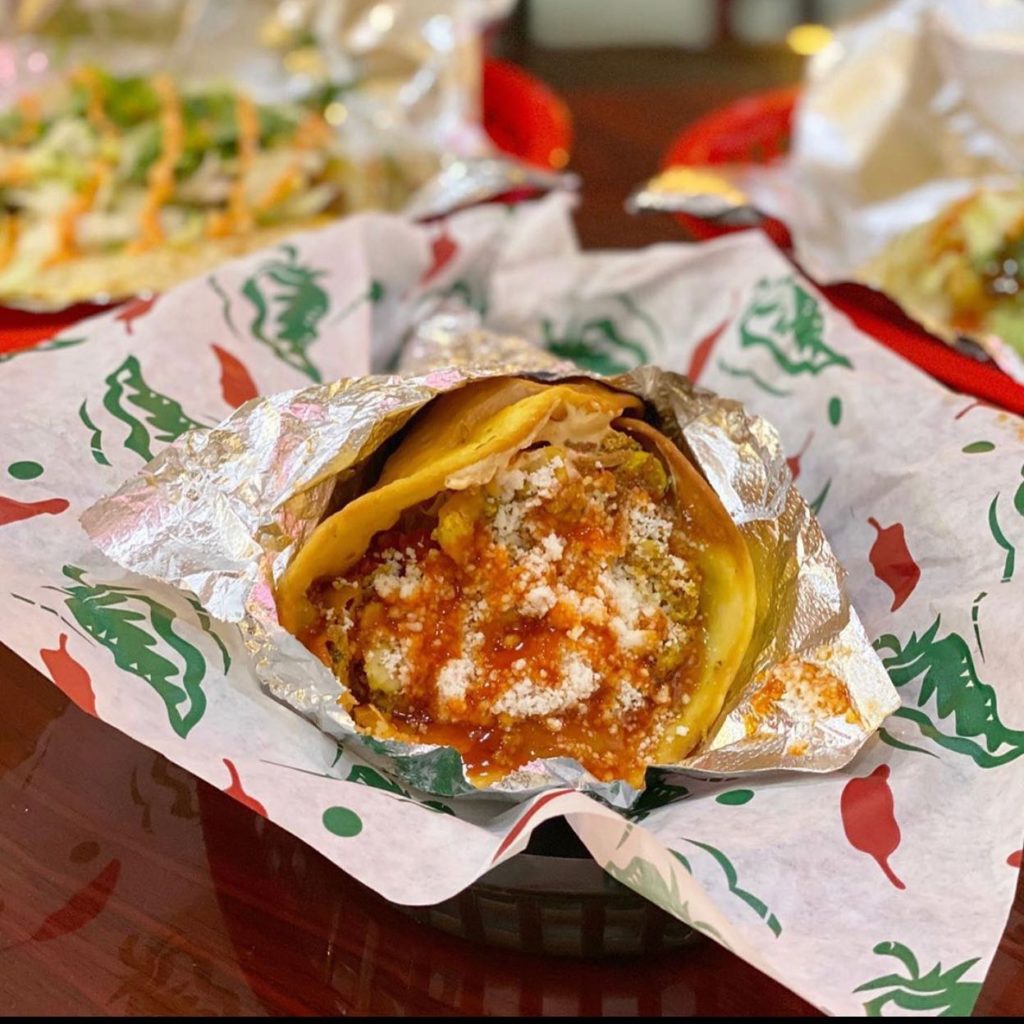 Trill Tacos are bursting with flavor. 