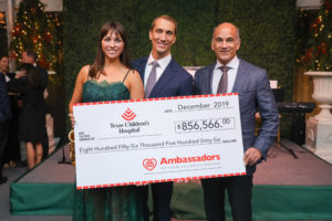 Beth & Nick Zdeblick, Dr. Christopher Caldarone 0164_TCH Christmas Party_120319_JT (Photo by Johnny Than)