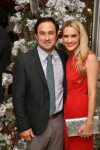 Laine & David Santamaria at the M.D. Anderson Santa’s Elves Party at the home of Paige and Tilman Fertitta Thursday Dec. 05, 2019.(Dave Rossman photo) (Photo by Dave Rossman)
