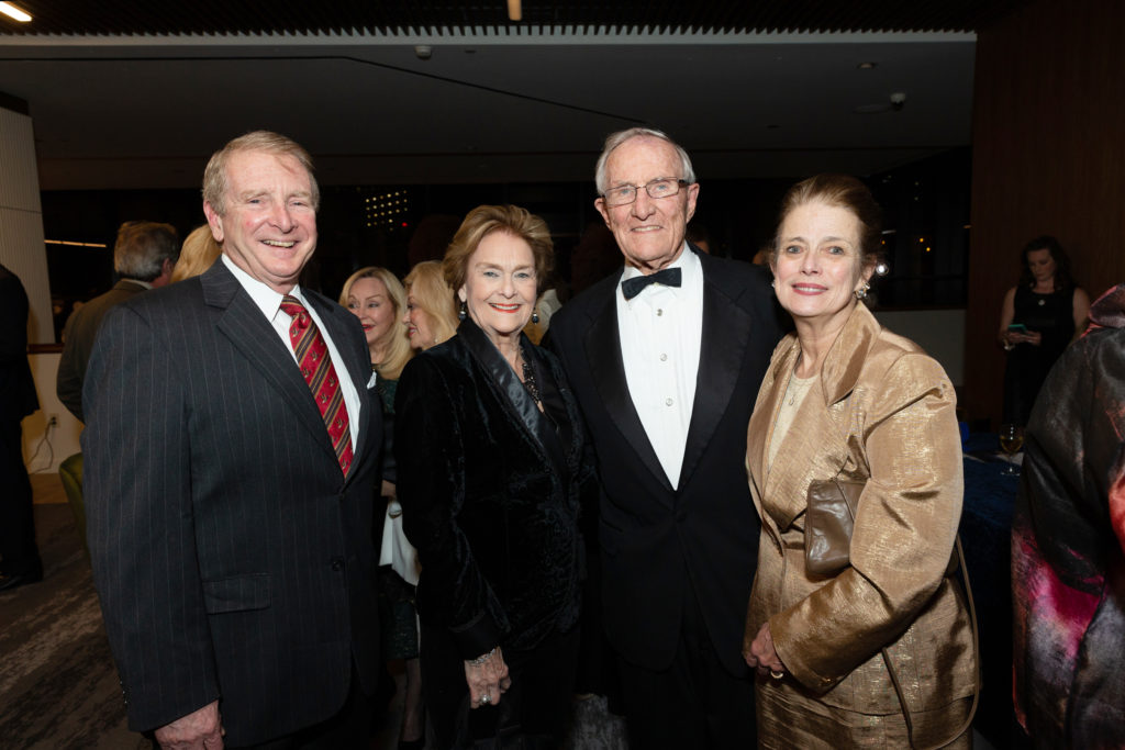 Ashley Smith, Annette & George Strake, Dr. Peggy Smith (Photo by D. Jones Photography)