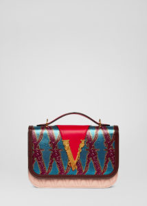 Versace Virtus V-Jacquard Shoulder Bag