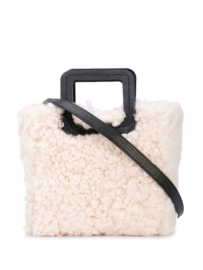 Staud Shearling Bucket Tote, $365, Forty Five Ten