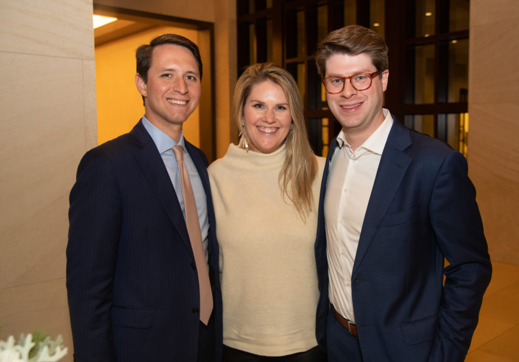 Rob Truelson, Audrey Bass, Trey Schwarz (Photo by Grant Miller for the George W. Bush Presidential Center)