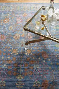 Classic blue rug