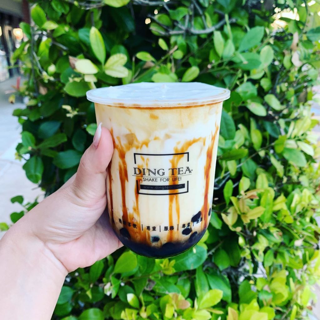 Ding Tea is bringing its brown sugar boba tea to Richardson. Courtesy of Ding Tea