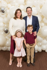 Jayne & Garrett Johnston with their children (Photo by 713 Photography)