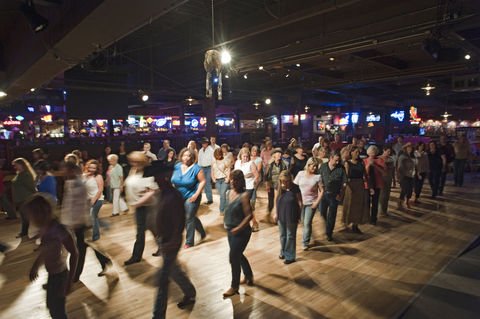 The dance floor at Billy Bob’s Texas.