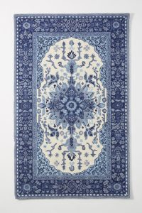 Classic blue rug