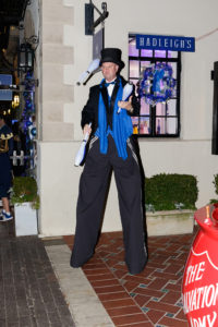 Holiday fun outside Hadleigh’s (Photo by WJN Photo)