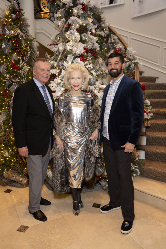 Richard Flowers, Lynn Wyatt, Angel Rios (Photo by Jenny Antill Clifton)
