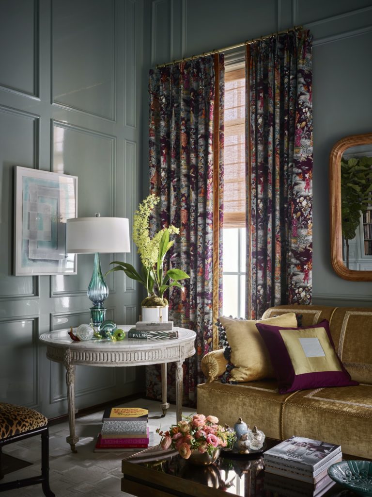 Study designed by Jan Showers. Shades by The Shade Store. (Photo by Douglas Friedman)