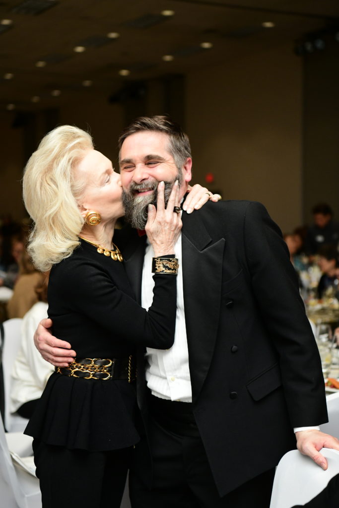 Lynn Wyatt, Stanton Welch at the Nutcracker Market fashion show and luncheon (Photo by Daniel Ortiz)