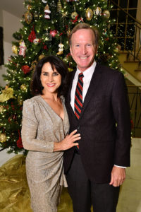 Announcement and Holiday Party” at the home of Susan Sarofim Thursday Dec. 12, 2019.(Dave Rossman photo) (Photo by Dave Rossman)