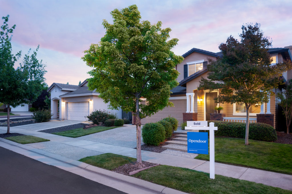 Opendoor makes self touring your potential new home easy with its app.