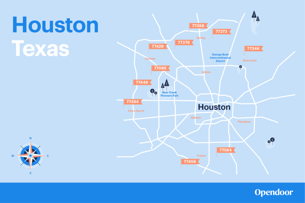 The most popular zip codes for buying and selling a home in Houston may surprise you.