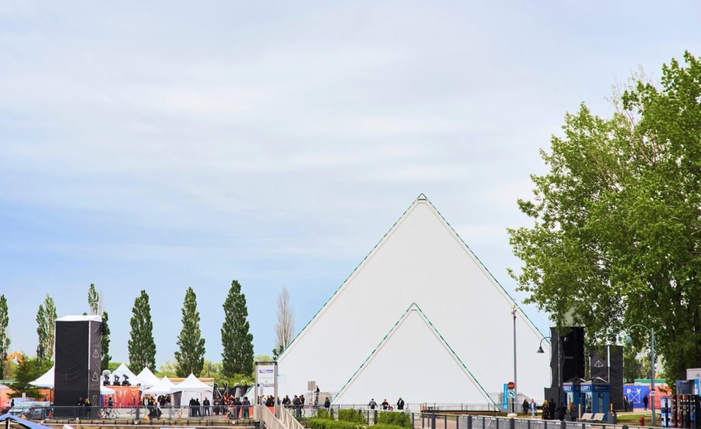 PY1 immersive venue fully assembled in Montreal Canada