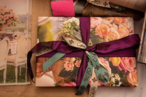 The Cal-a-Vie cookbook wrapped and ready for giving (Photo by Janet Buller)