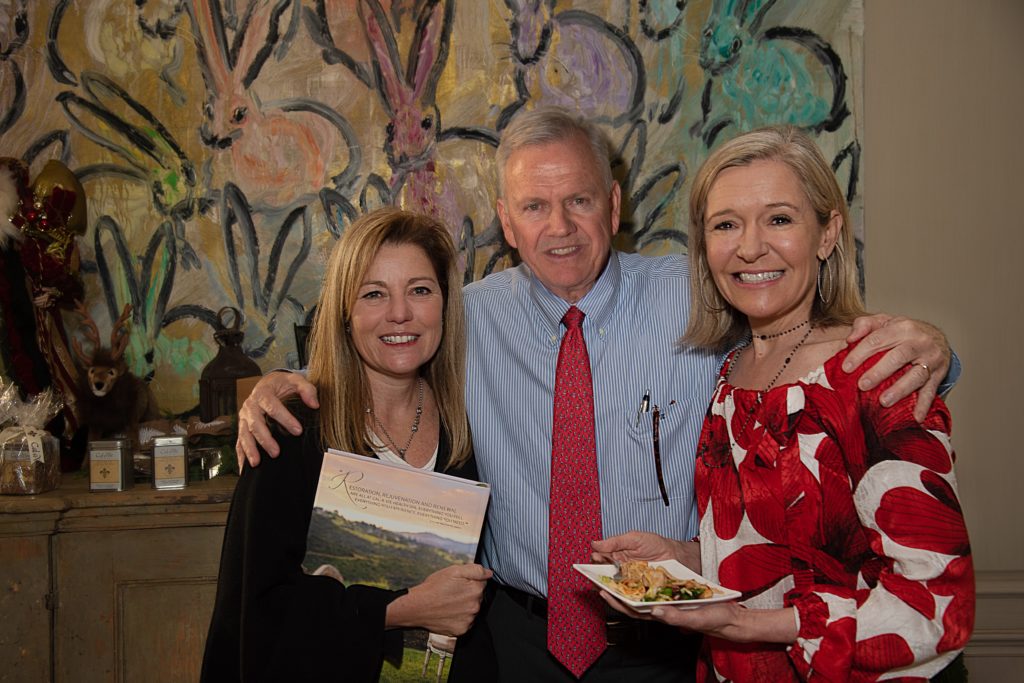 Dee Ann Rogers, Cal-a-Vie co-owner John Havens, Katie Brass (Photo by Janet Buller)