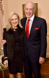 Sally and Charles Neblett at the “A Celebration of Reading 2020 Author Announcement and Holiday Party” at the home of Susan Sarofim Thursday Dec. 12, 2019.(Dave Rossman photo) (Photo by Dave Rossman)