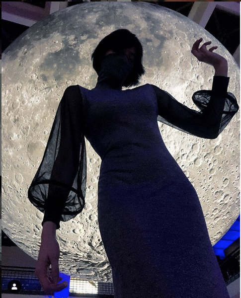 Alan Gonzalez' most recent runway show at the Museum of Natural Science last month had a space age theme. (Instagram: @alantude)
