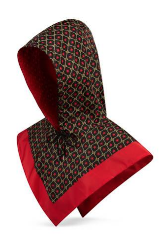 Gucci nylon hood with GG star print available at select boutiques and gucci.com.