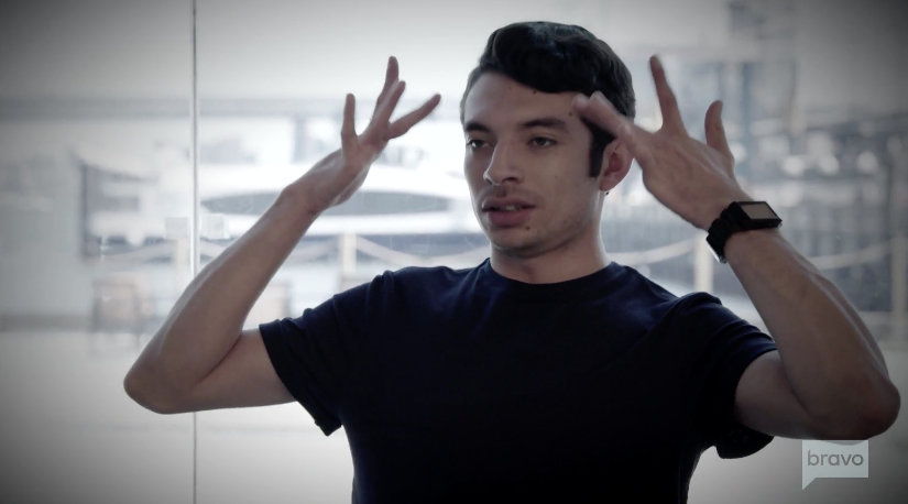 Alan Gonzalez had a tough time during the third episode of this season's 'Project Runway.' (Photo courtesy of Bravo)