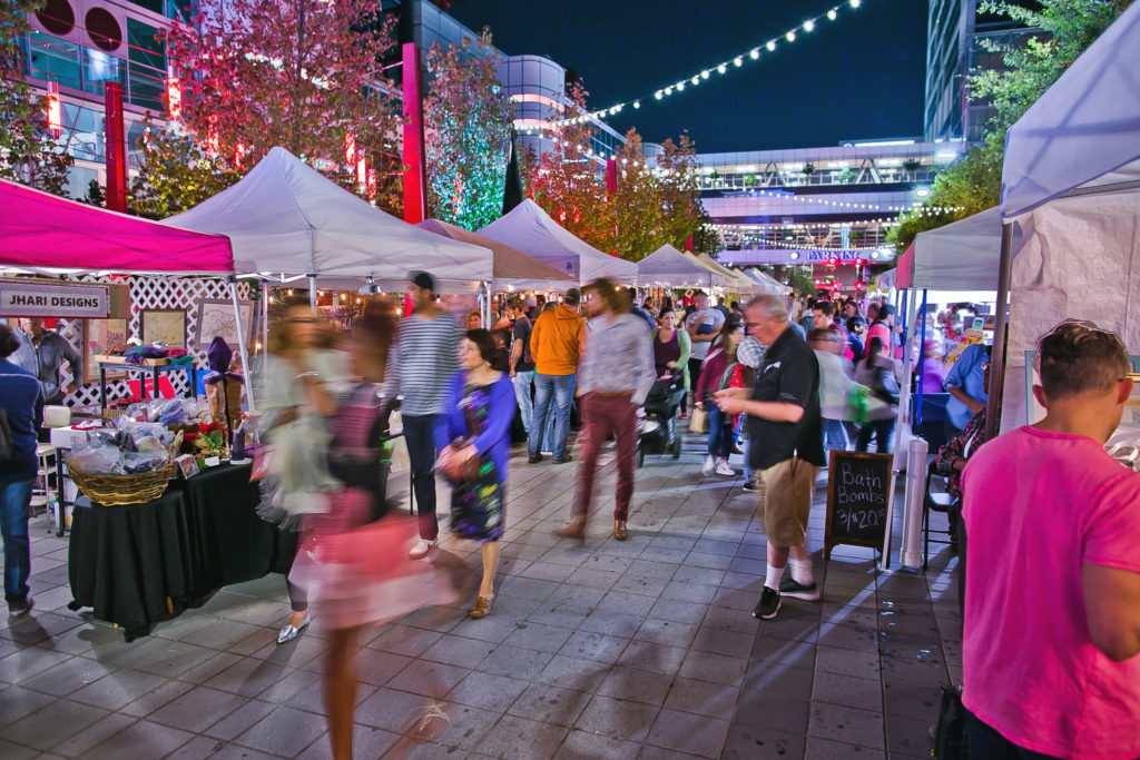 Discovery Green's Flea by Night brings the whole city together. (Photo by Morris Malakoff)