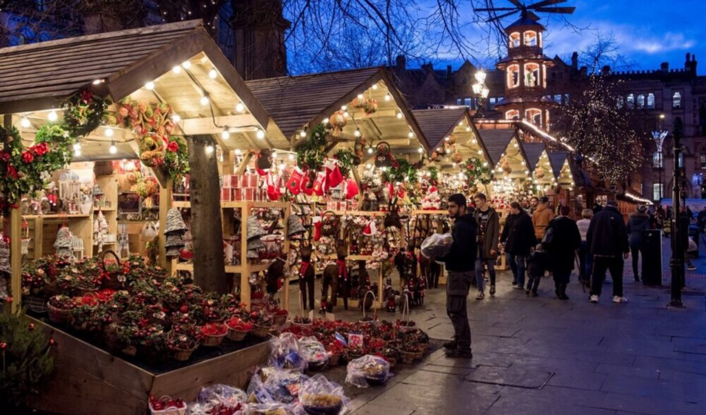 Finish all of your holiday shopping at the Legacy West Christmas Village.