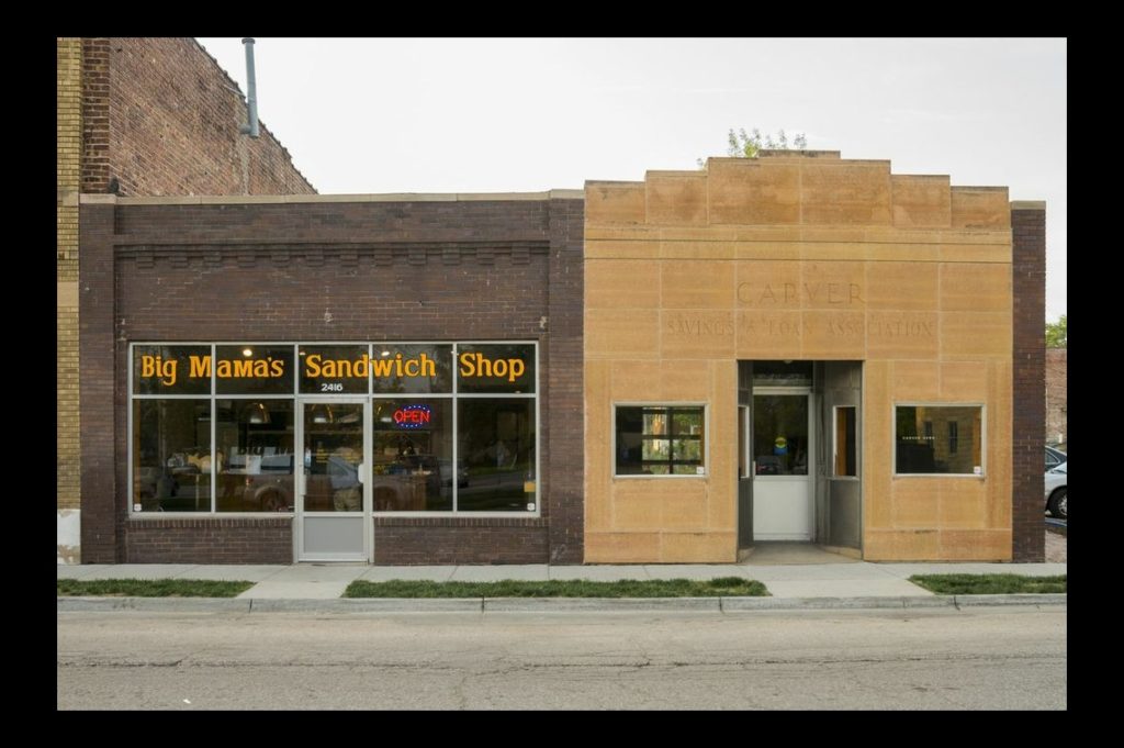 Hesse McGraw commissioned Theaster Gates to transform the historic Carver Bank in Omaha, Nebraska, the state's oldeset bank serving the African-American community, into a new center melding art, activism, and neighborhood. (Courtesy Carver Bank)