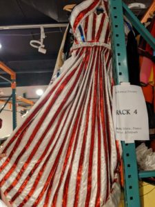 Behind the scenes at the Gordy’s meticulously catalogued, overflowing costume department. (Photo by CDA)