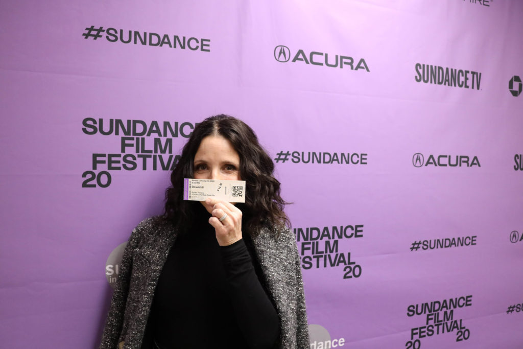 Actor and producer Julia Louis-Dreyfus attends the World Premiere of <i>Downhill</i> by Nat Faxon and Jim Rash, an official selection of the Premieres program at the 2020 Sundance Film Festival. © 2020 Sundance Institute | photo by Stephen Speckman.