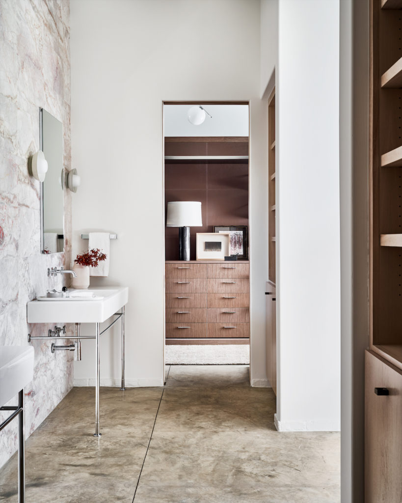 Custom master closet by Ornare. (Photo by Stephen Karlisch)