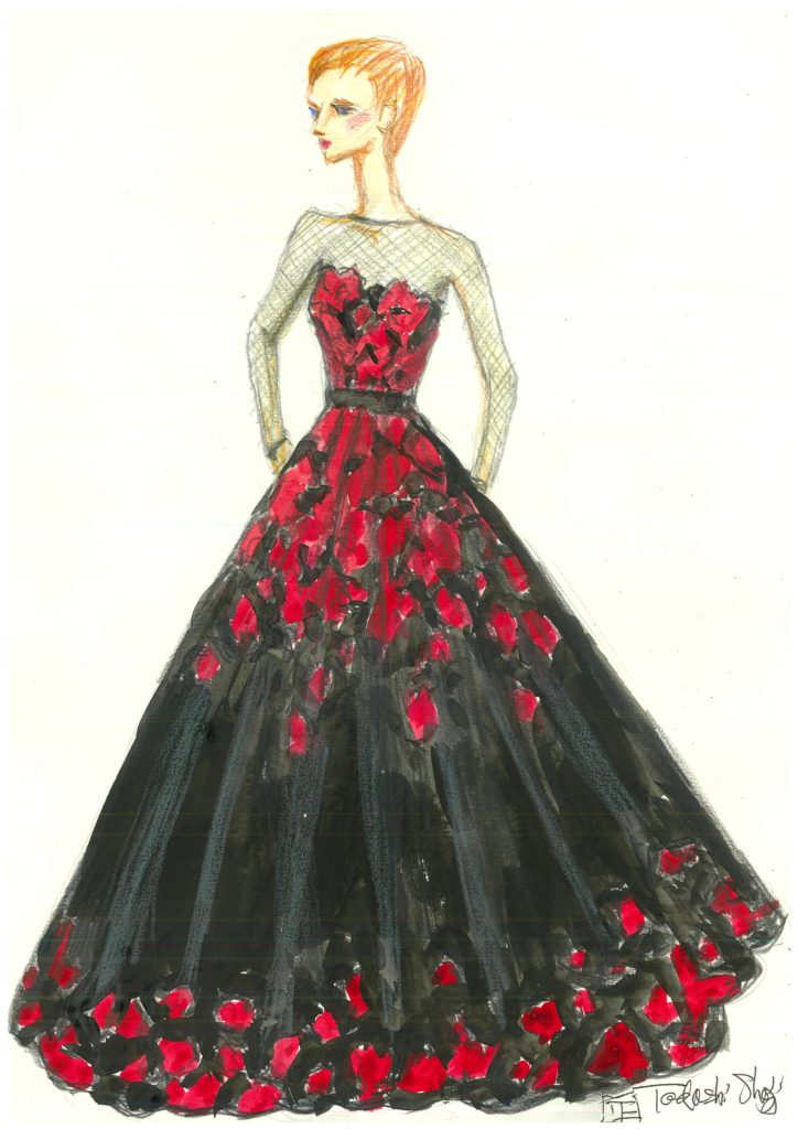 Tadashi Shoji says the inspiration for his fall/winter '20 collection is “Mongolia- A Fabled Empire with an Extraordinary Past." (Courtesy of Tadashi Shoji)