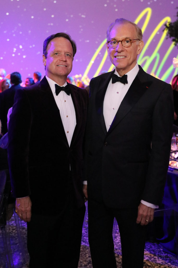 Christopher Gardner and Museum of Fine Arts, Houston director Gary Tinterow.