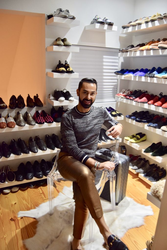 Tootsies' Fady Armanious admits to a fettish for fancy footwear and his closet is testimony to that fact.