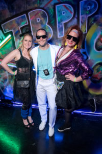 Evyn and Paul Clark, Leslie Standlee (Photo by Bruno )