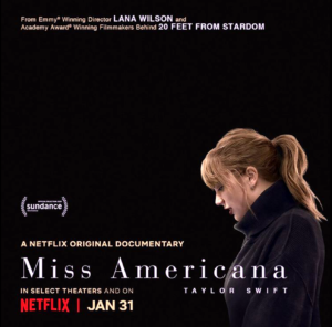 Netflix will stream “Miss Americana” January 31
