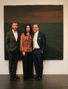 Enrique Martínez Celaya, Nancy & Erik Littlejohn (Photo by Chris P. Bachman) (Photo by Chris P. Bachman )