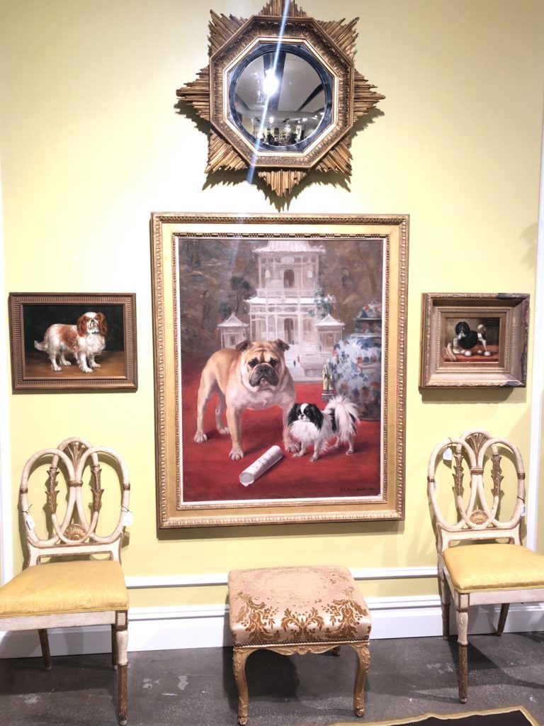 Buatta joked that Cavalier King Charles Spaniels were his "ancestral portraits." (Photo by Lacelliese King)
