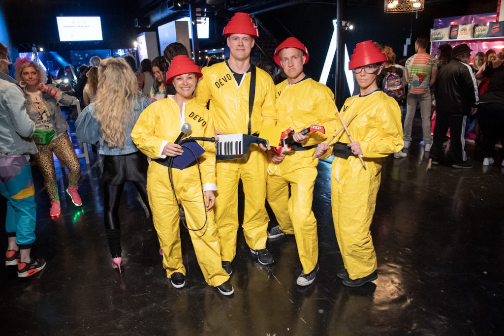 Jessica and Jeff Jones, Rick Baron, Stacy Locke (Photo by Bruno)