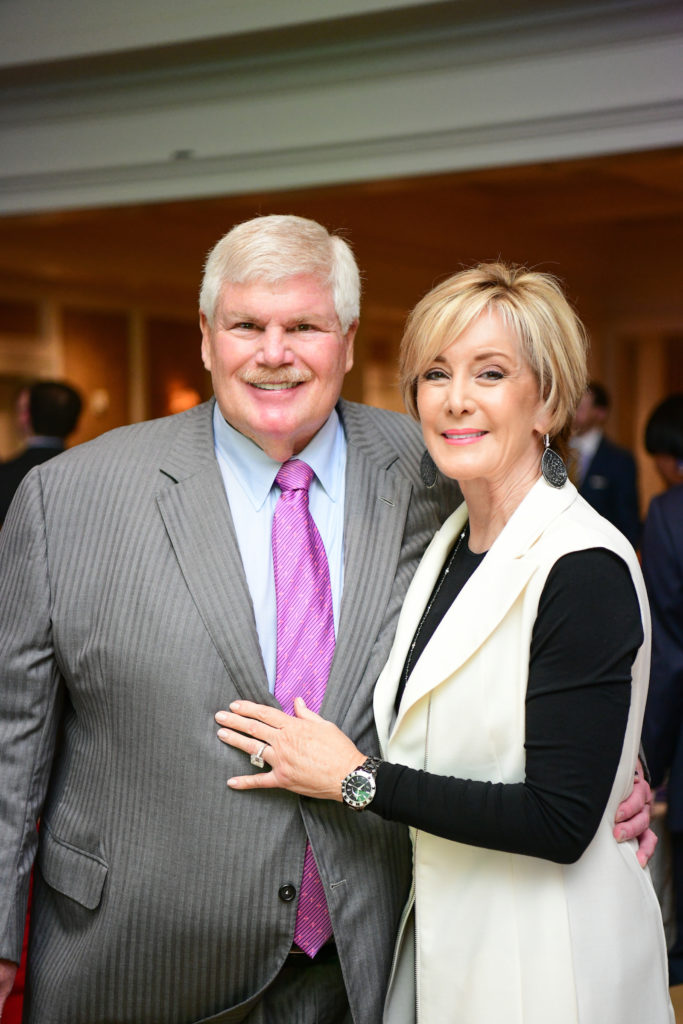 John Eddie and  Sheridan Williams  contributed $100,000 to Alex Bregman's campaign for the Houston Food Bank. (Photo by Daniel Ortiz)